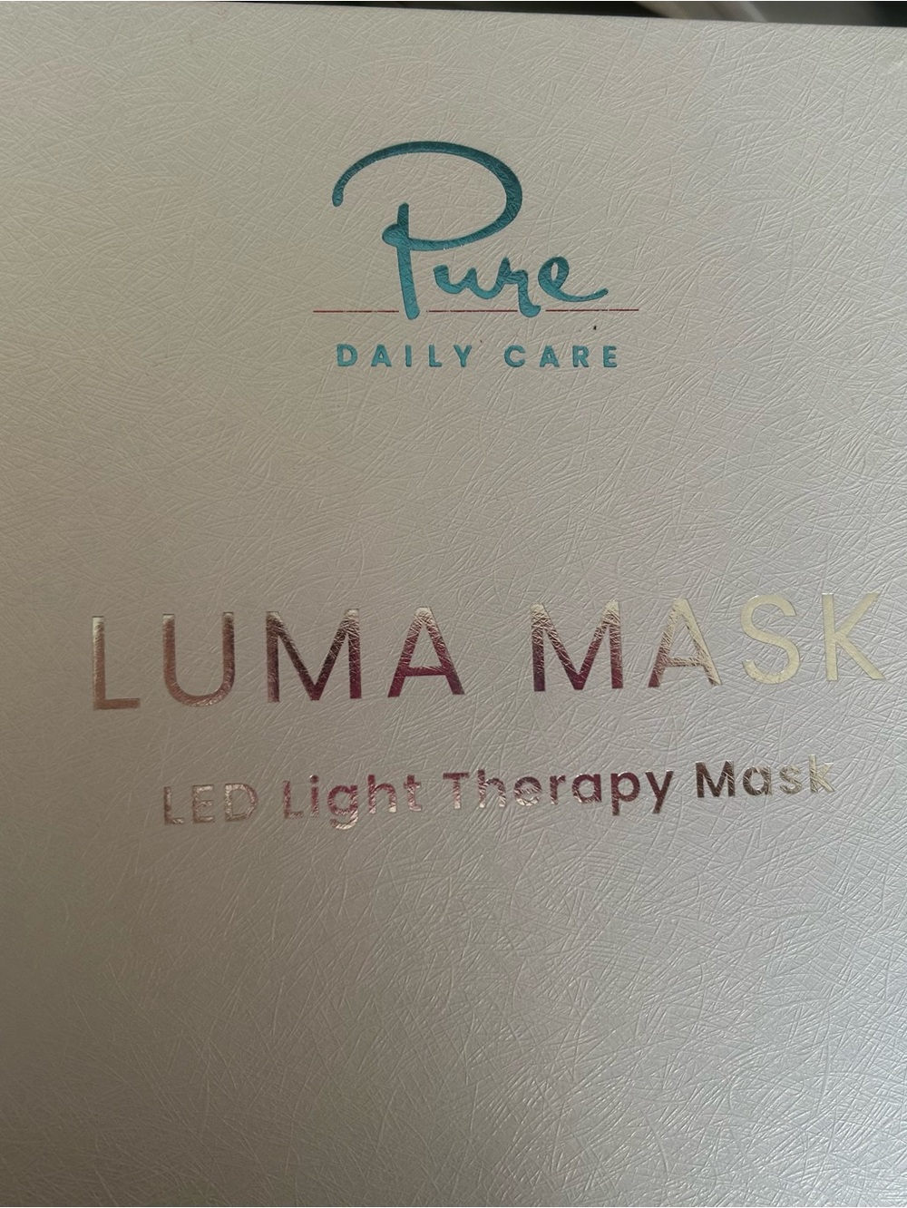 PURE Daily care LED Light Therapy Mask